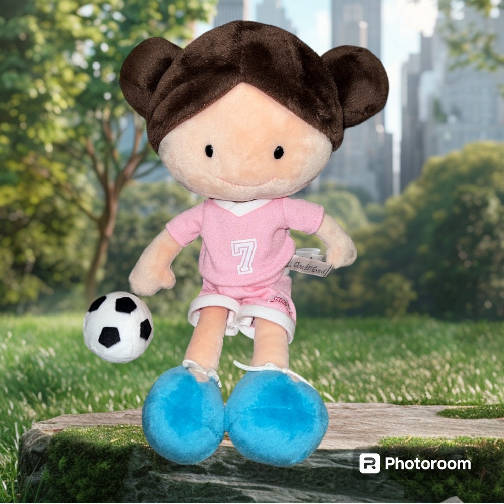 Nici Wonderland Mini Sophie The Soccer Player 12” Plush Doll